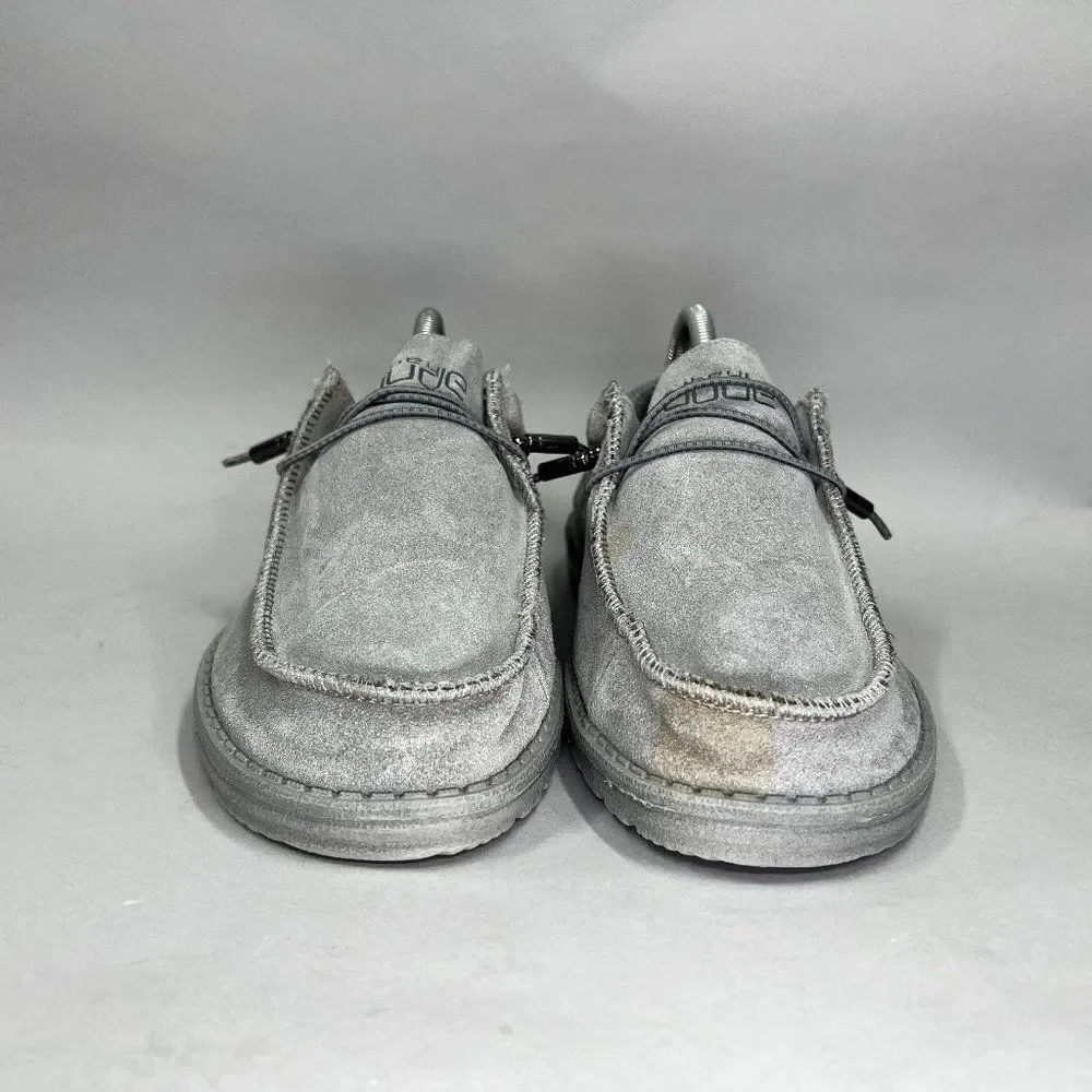 Hey‎ Dude Men's Size 9 Wally Ash Suede Slip On Shoes
